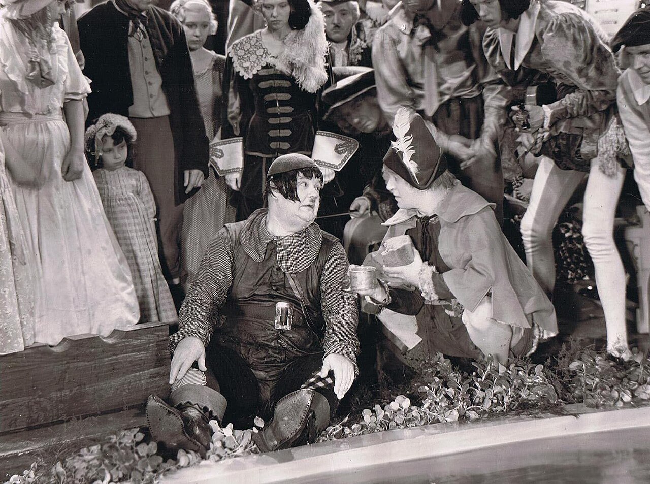 Stan Laurel e Oliver Hardy in una fotografia del 1938