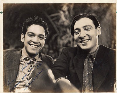 Cantinflas con Manuel Medel intorno al 1938